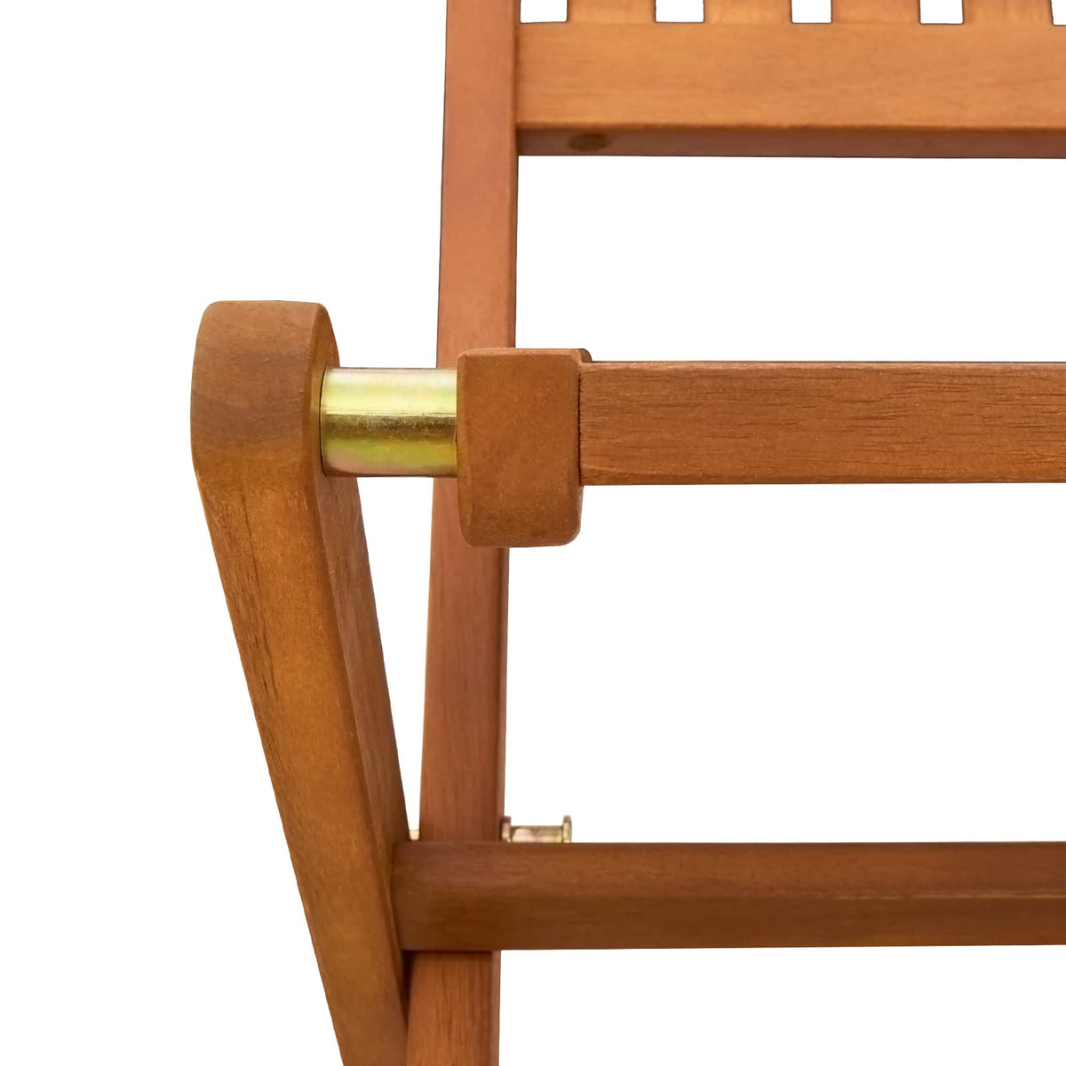 Banco Para Niños 1 -Seater 61 X 38 X 57 Cm Marrón Plegable