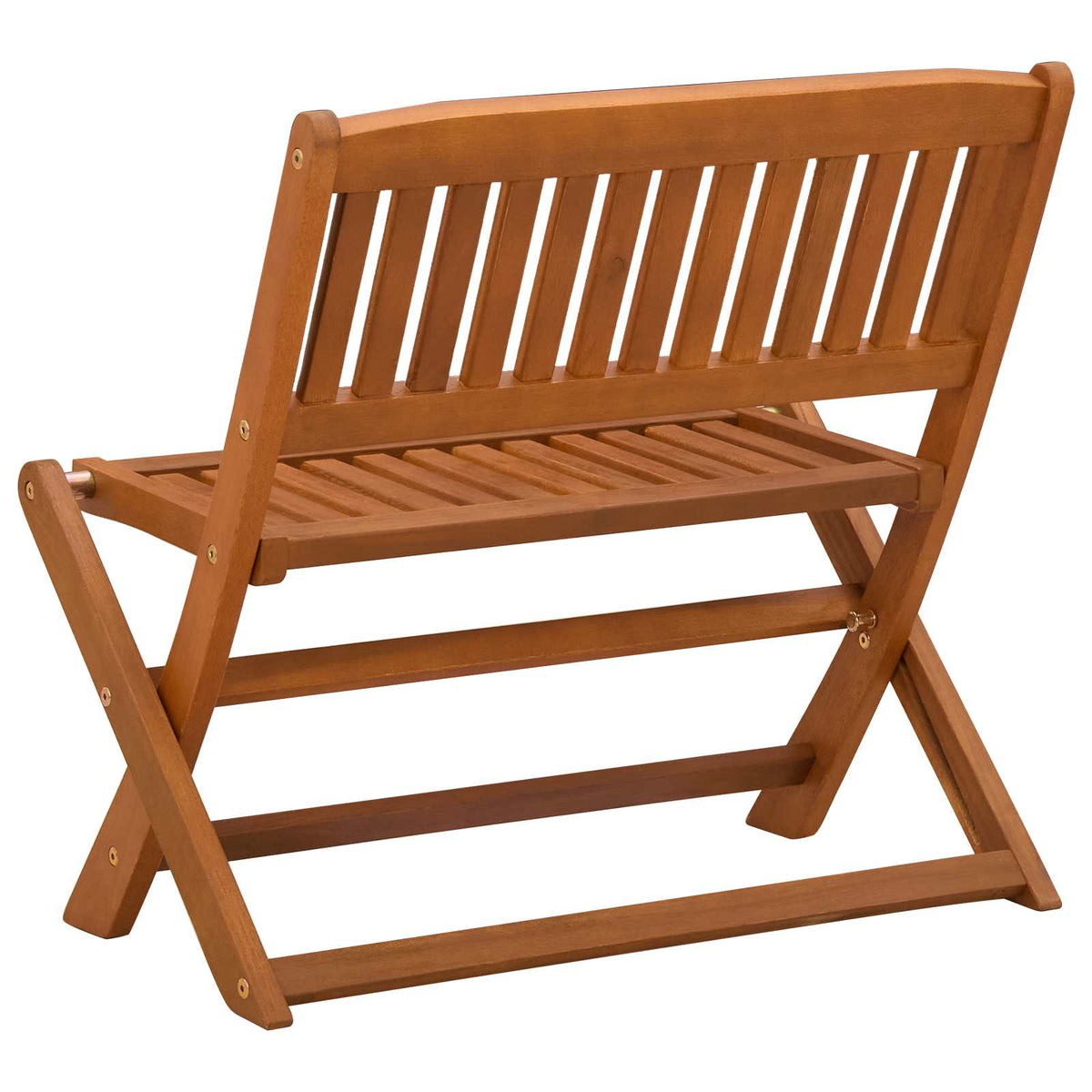 Banco Para Niños 1 -Seater 61 X 38 X 57 Cm Marrón Plegable