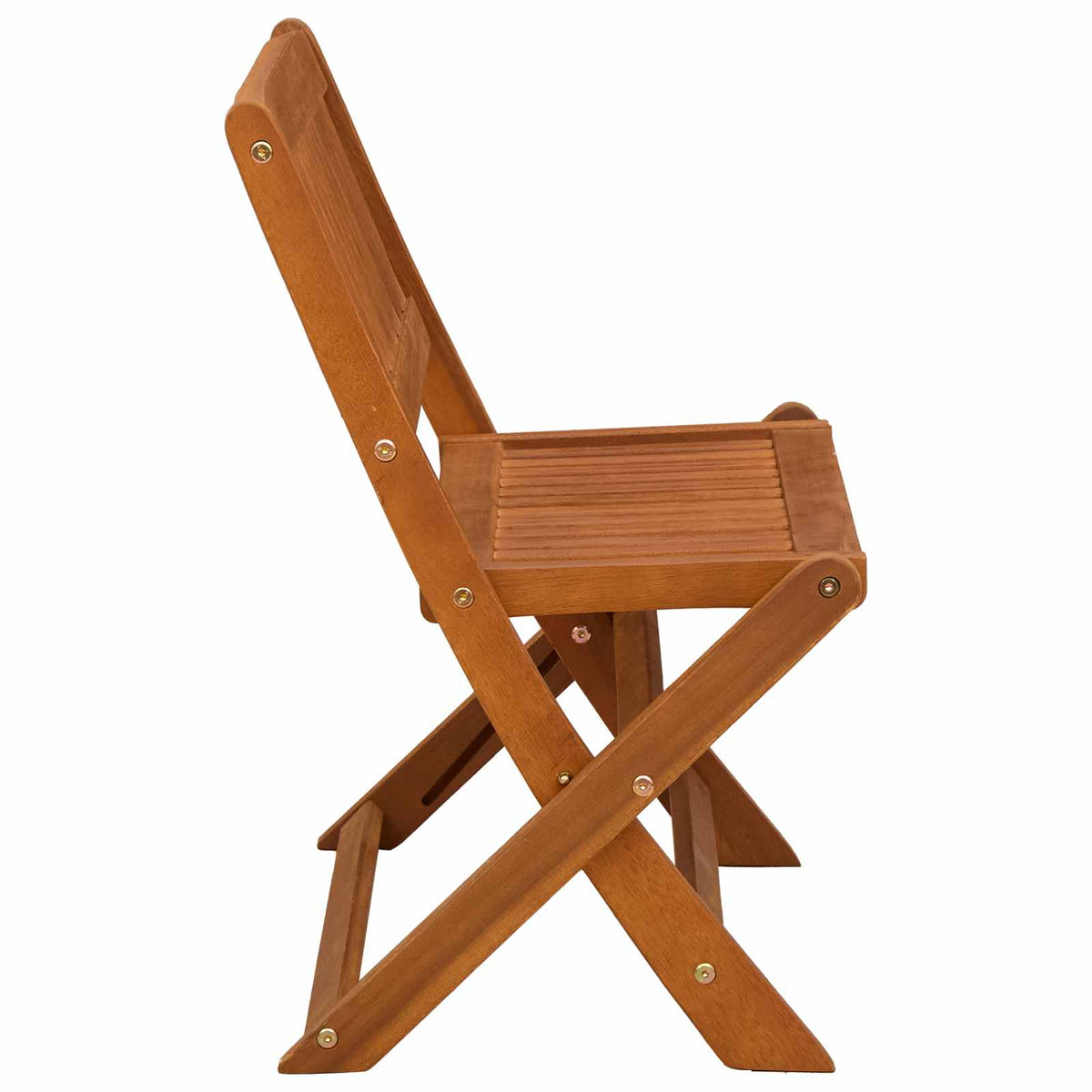 Banco Para Niños 1 -Seater 61 X 38 X 57 Cm Marrón Plegable