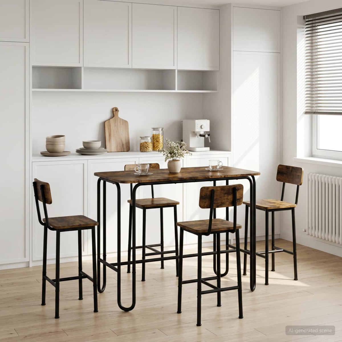 Mesa De Comedor 100 X 50 X 75 Cm Madera De Ingeniería