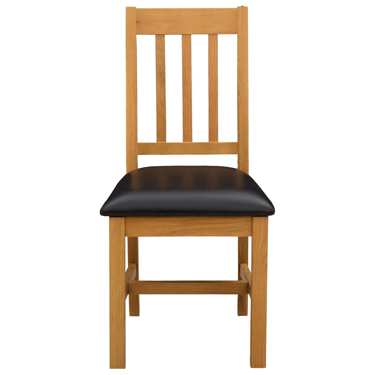 Silla De Comedor Venlo 2 Uds. Madera De Roble Sólido