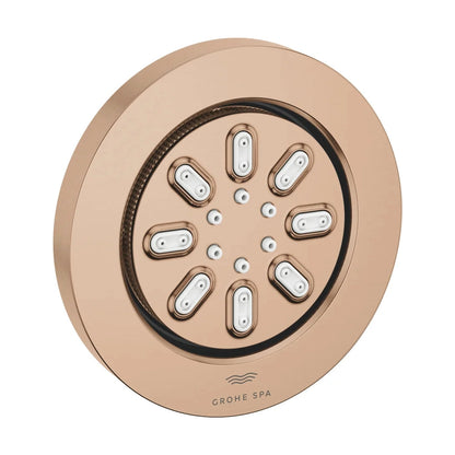 Rociador de ducha redondo grohe rainshower aqua - Cobre Cepillado