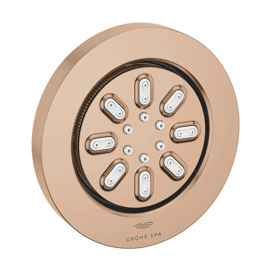 Rociador de ducha redondo grohe rainshower aqua - Cobre Cepillado