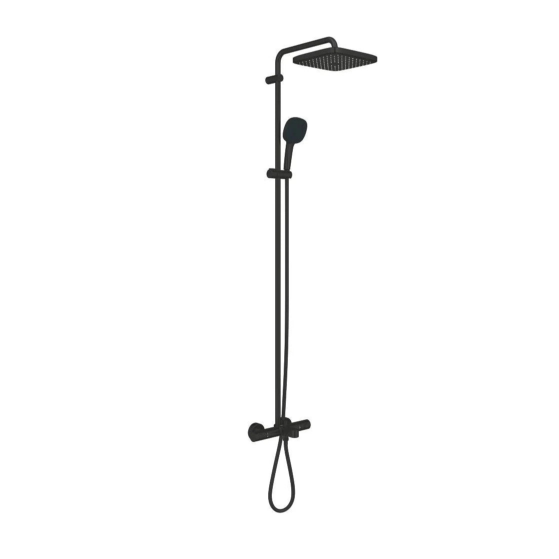 Columna de grifería para ducha termostático Grohe - Negro