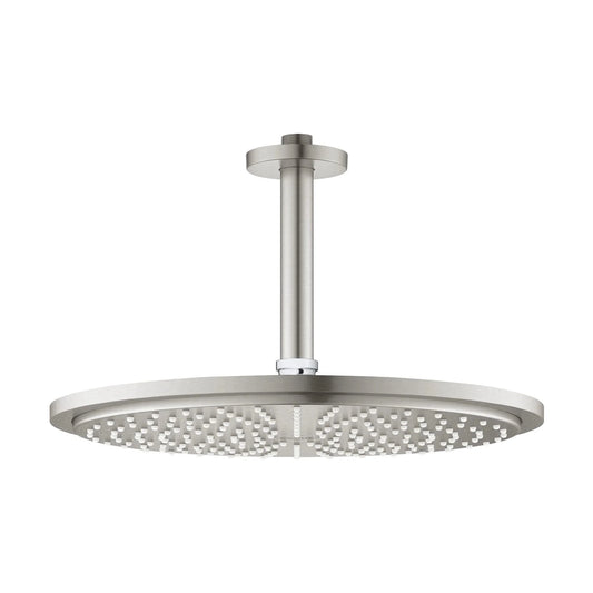 Rociador de ducha redondo grohe rainshower - Plata Cepillado