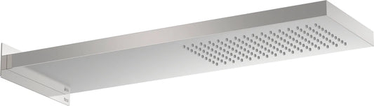 Rociador de ducha rectangular Roca raindream montaje - Apariencia acero inoxidable