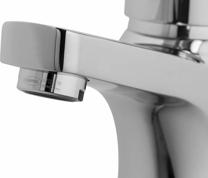 Grifo de lavabo bajo Stillo Capri-N cromo con aireador