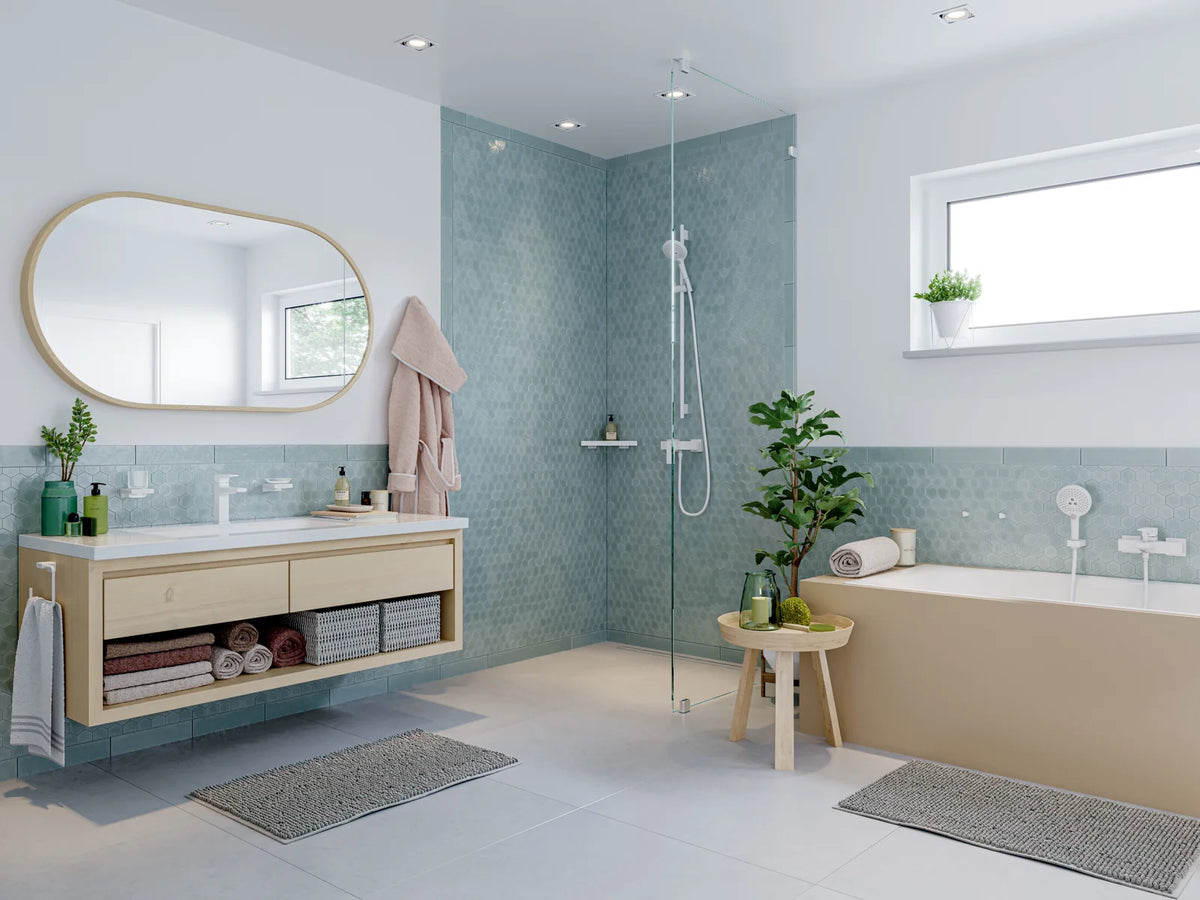 Ducha Hansgrohe Metropol monomando blanco