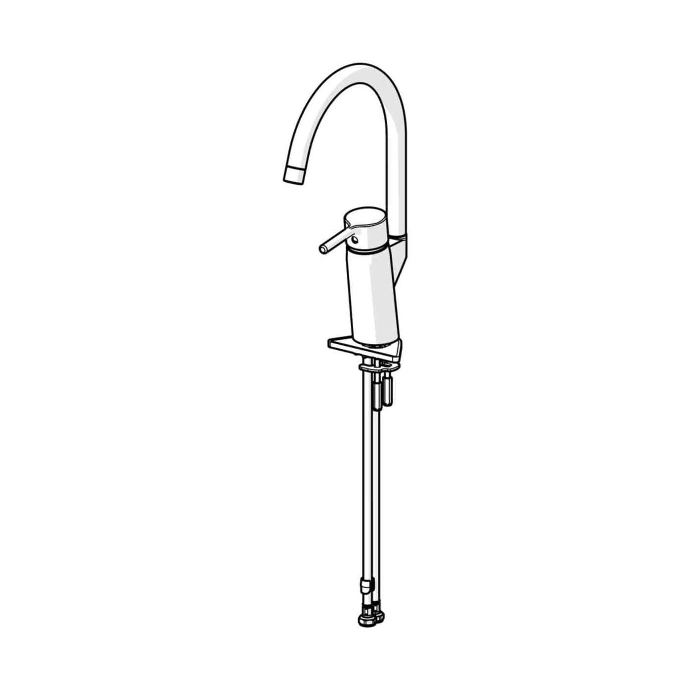 Keittiöhana Oras Optima 2838FN kromi [6219199] |