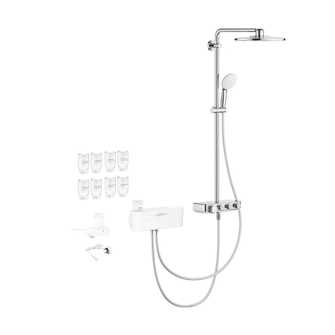Columna de grifería para ducha termostático Grohe - Cromo