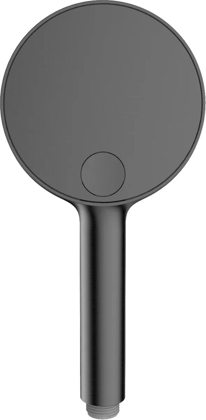 Columna de grifería para ducha termostático Stillo Hades gun metal rociador mural 2 vías Ø250mm maneral de 3 funciones