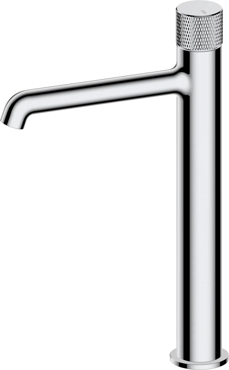 Grifo de lavabo extra alto Stillo Hades volante Cold Open cromo con aireador