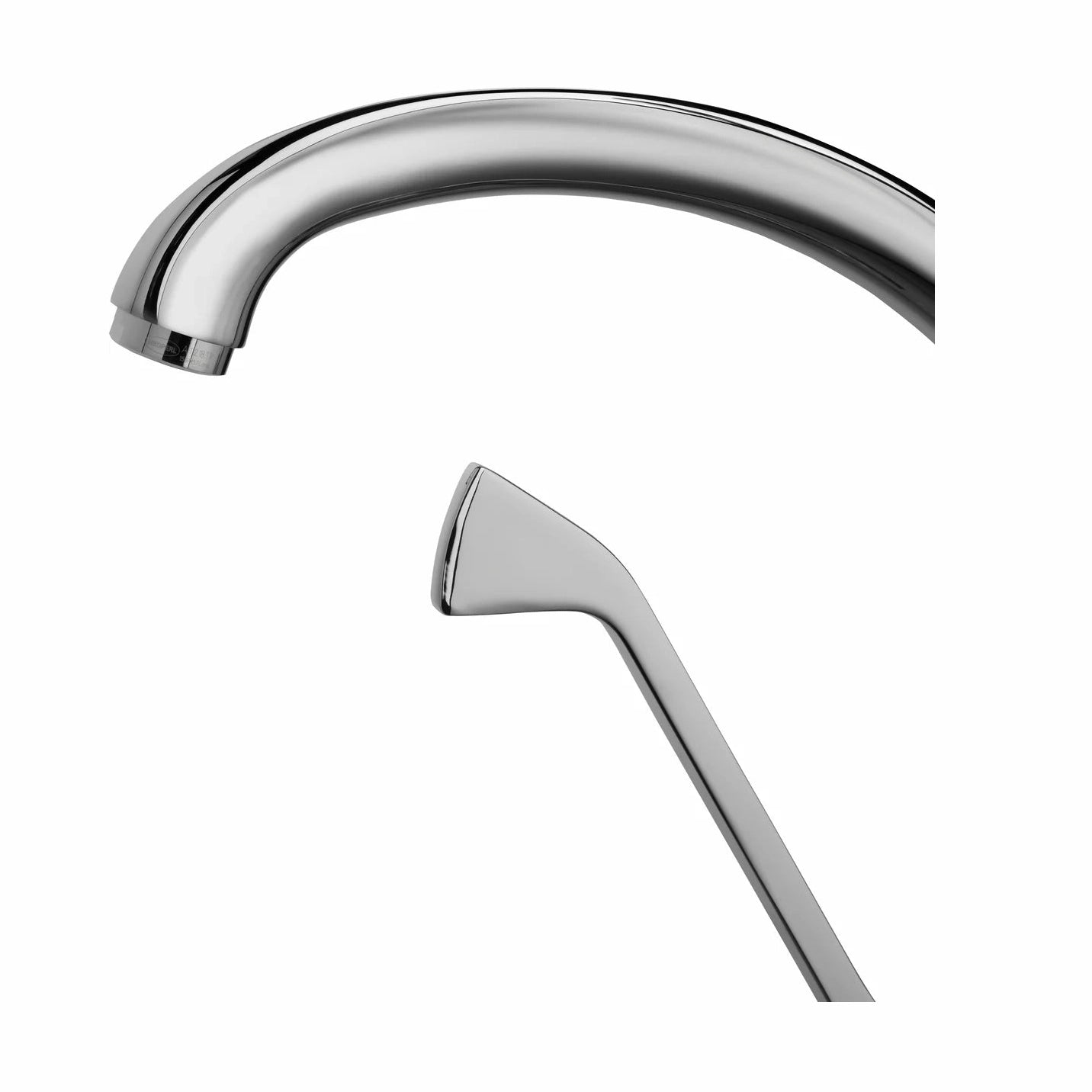 Grifo de fregadero extra alto Stillo Capri-N con palanca médica en acabado cromo