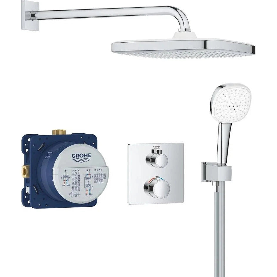 Columna de grifería para baño/ducha empotrada Grohe - Cromo