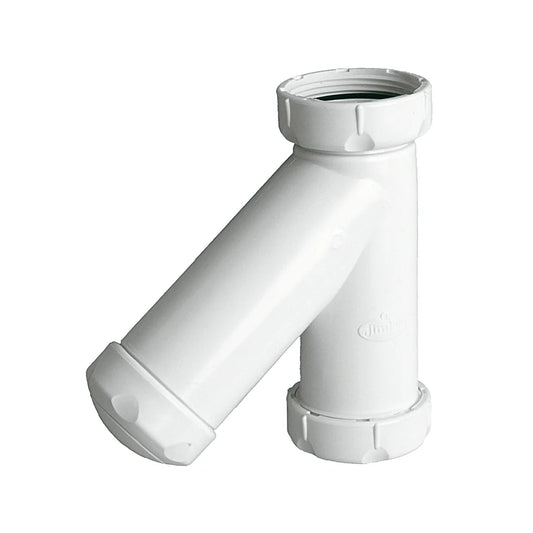 Sifón botella vertical Jimten lavabo 1 1/2" blanco Ø40mm S-151