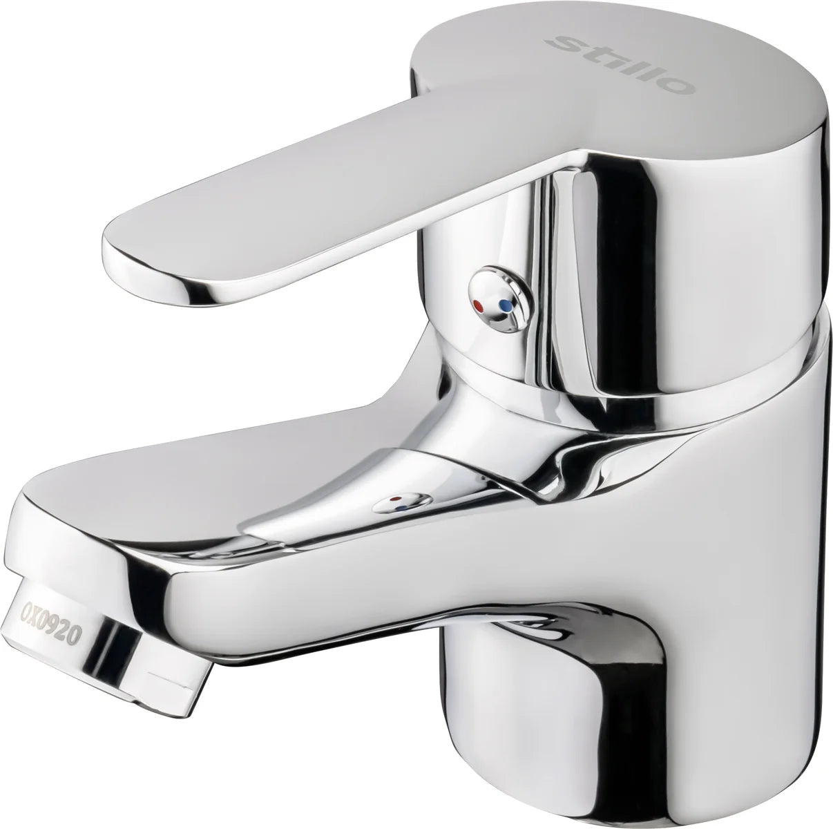 Grifo de lavabo bajo Stillo Capri Evo cromo con aireador