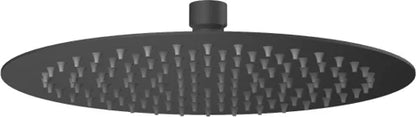 Columna de grifería para ducha monomando Stillo Zeus negro rociador mural 2 vías Ø250mm