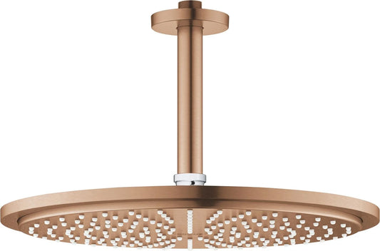 Rociador de ducha redondo Grohe rainshower - Cobre cepillado