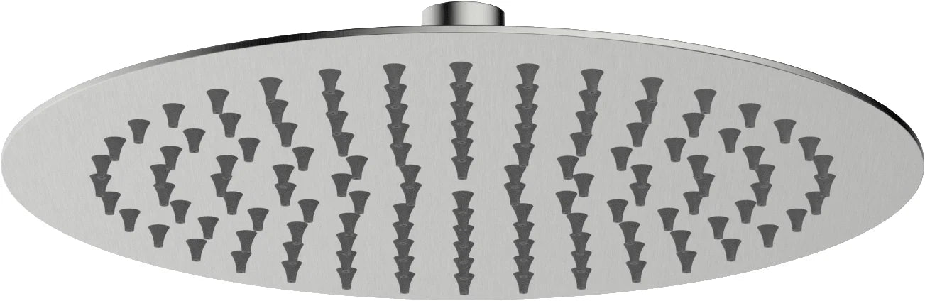 Columna de grifería para ducha termostático Stillo Hades apariencia acero inoxidable rociador mural 2 vías Ø250mm maneral de 3 funciones