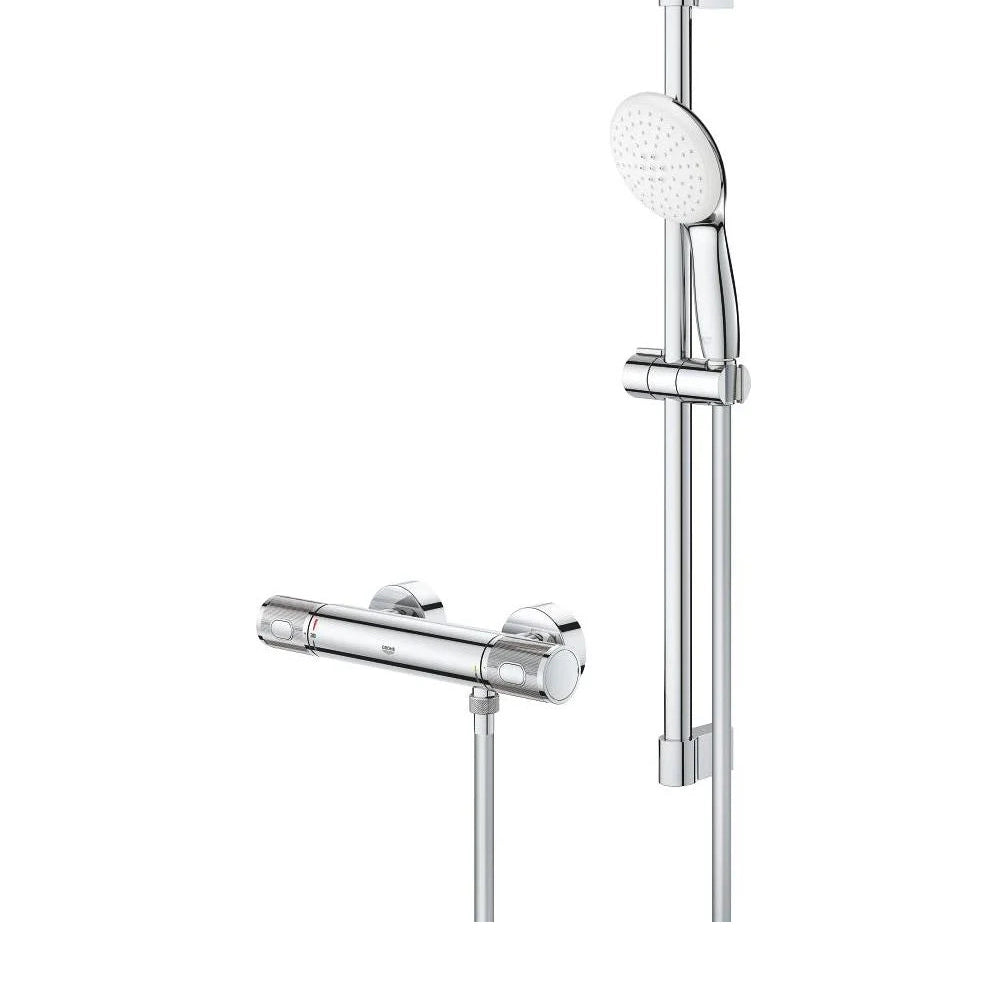 Columna de grifería para ducha termostático Grohe - Cromo