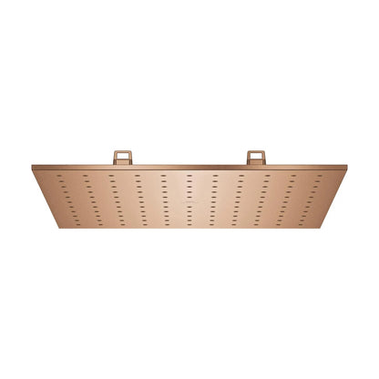 Rociador de ducha cuadrado Grohe rainshower aqua tiles - Cobre cepillado