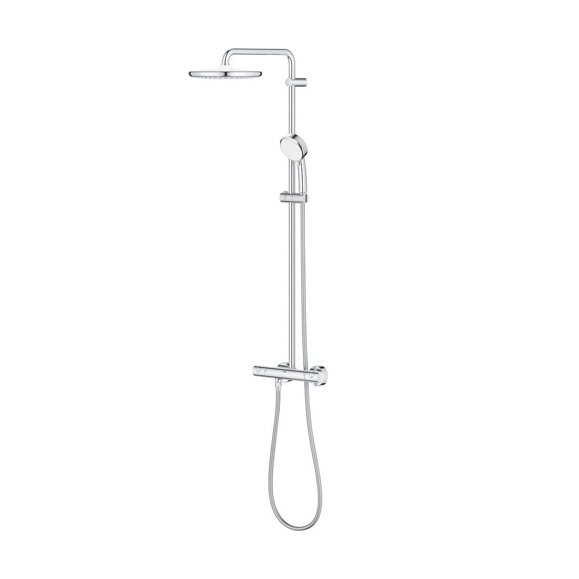 Columna de grifería para ducha termostático Grohe - Cromo