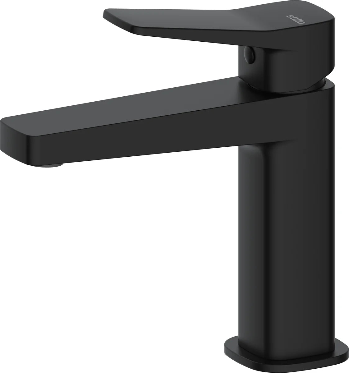 Grifo de lavabo medio Stillo Eros negro con aireador
