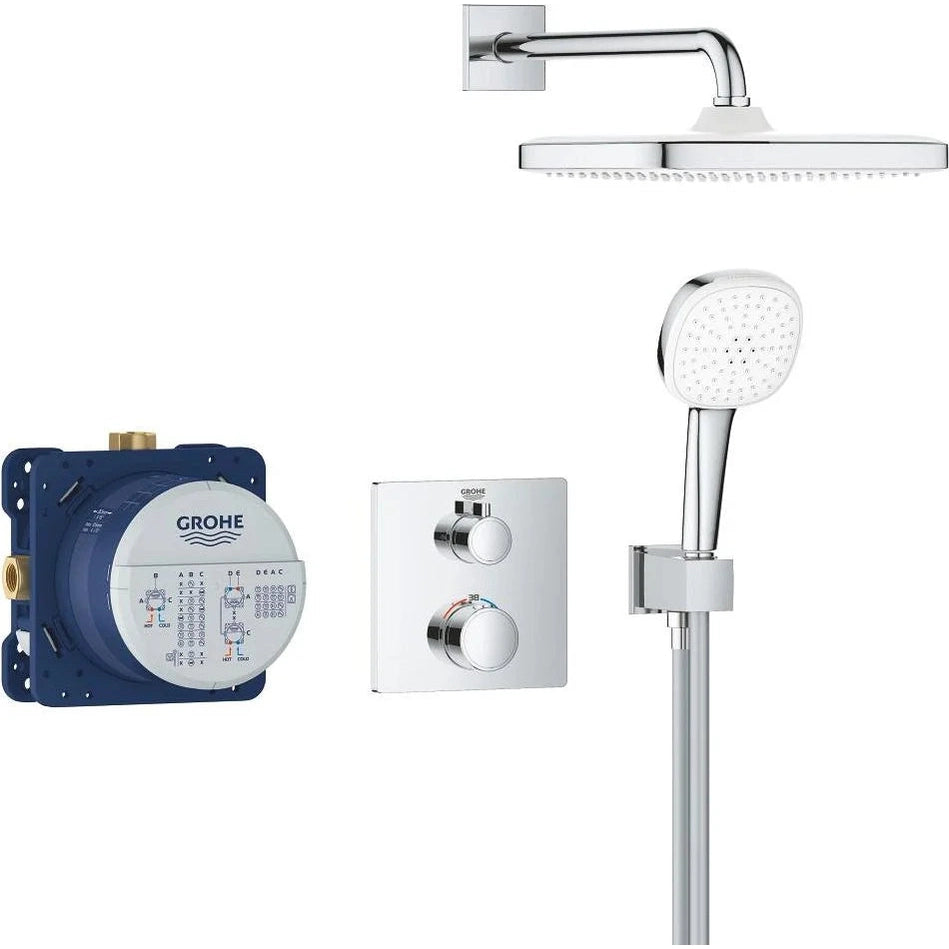 Columna de grifería para baño/ducha empotrada Grohe - Cromo