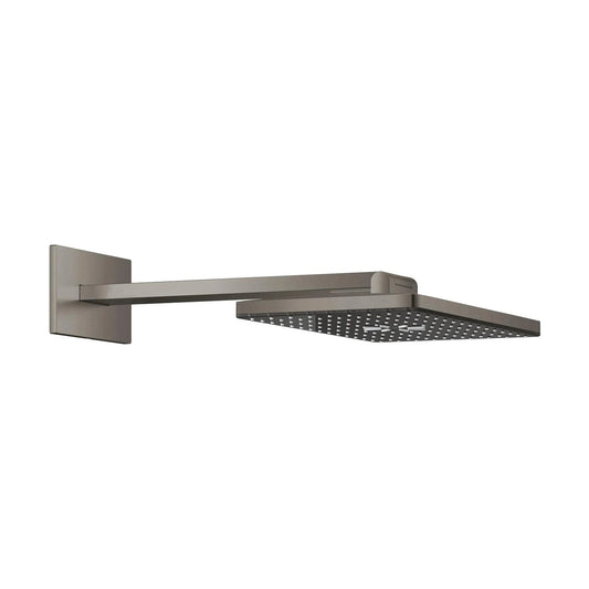 Rociador de ducha rectangular Grohe rainshower aqua - Grafito cepillado