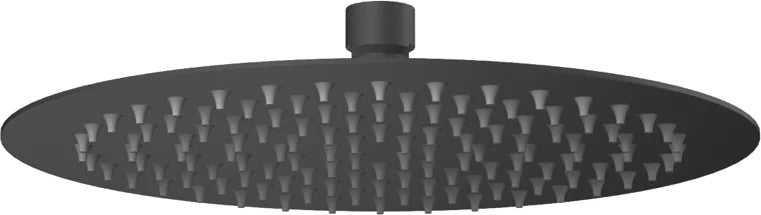 Columna de grifería para ducha monomando Stillo Hera negro rociador mural 2 vías Ø248mm maneral de 3 funciones