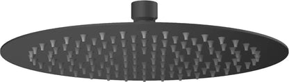 Columna de grifería para ducha monomando Stillo Hera negro rociador mural 2 vías Ø248mm maneral de 3 funciones