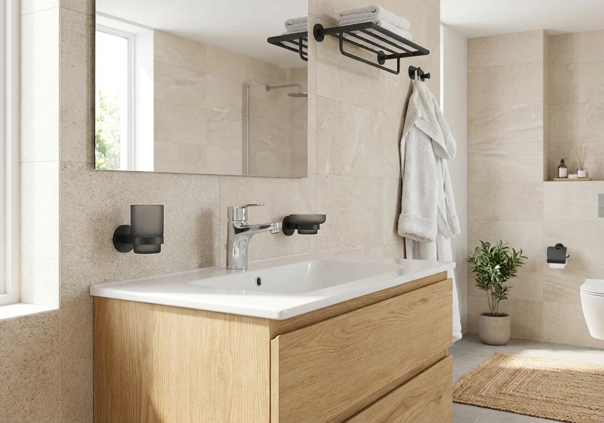 Grifo de lavabo bajo Stillo Capri-N cromo con aireador