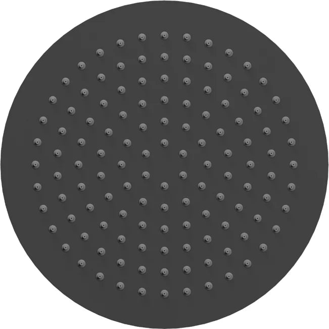 Columna de grifería para ducha monomando Stillo Hera negro rociador mural 2 vías Ø248mm maneral de 3 funciones