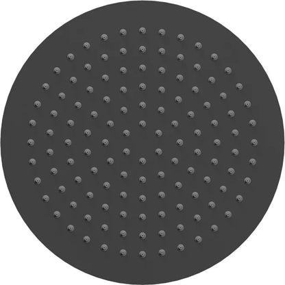 Columna de grifería para ducha monomando Stillo Hera negro rociador mural 2 vías Ø248mm maneral de 3 funciones