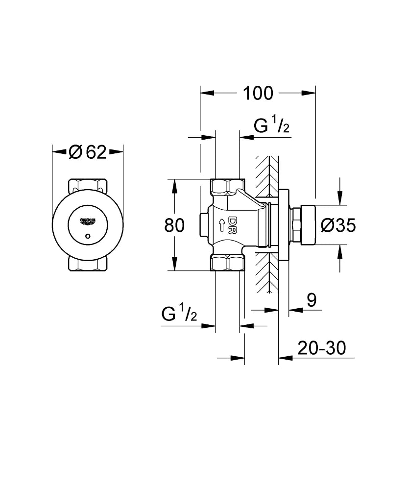 Ducha Grohe Euroeco cosmopolitan se
