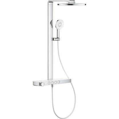 Columna de grifería para ducha termostático Grohe - Blanco/Cromo