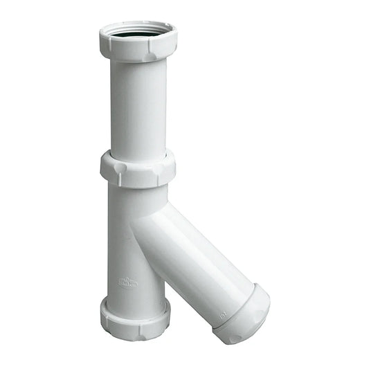 Sifón botella vertical Jimten lavabo 1 1/2" blanco Ø40mm S-39