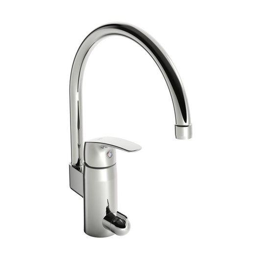 Grifo de cocina Oras 1039F-104 - Con válvula para lavavajillas - Cromo