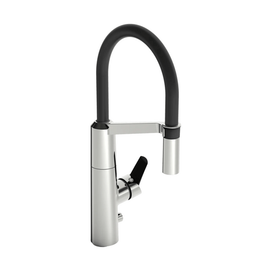 Grifo de cocina Oras Optima 2739F - Con válvula electrónica para lavavajillas -Cromo